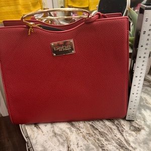 Bebe red purse